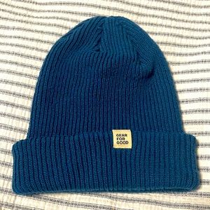 Navy Cotopaxi unisex “gear for good” beanie
